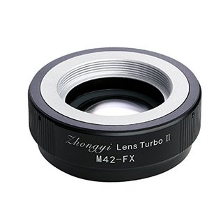 Lens Turbo Ⅱ M42‐FX | 中一光学 | ミラーレス・一眼レフカメラレンズ 